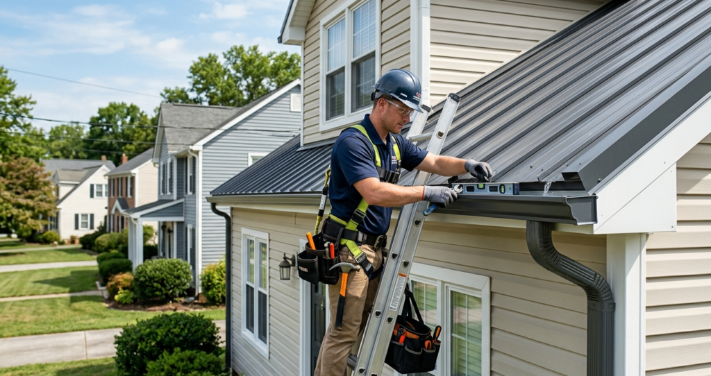 Gutter Realignment service